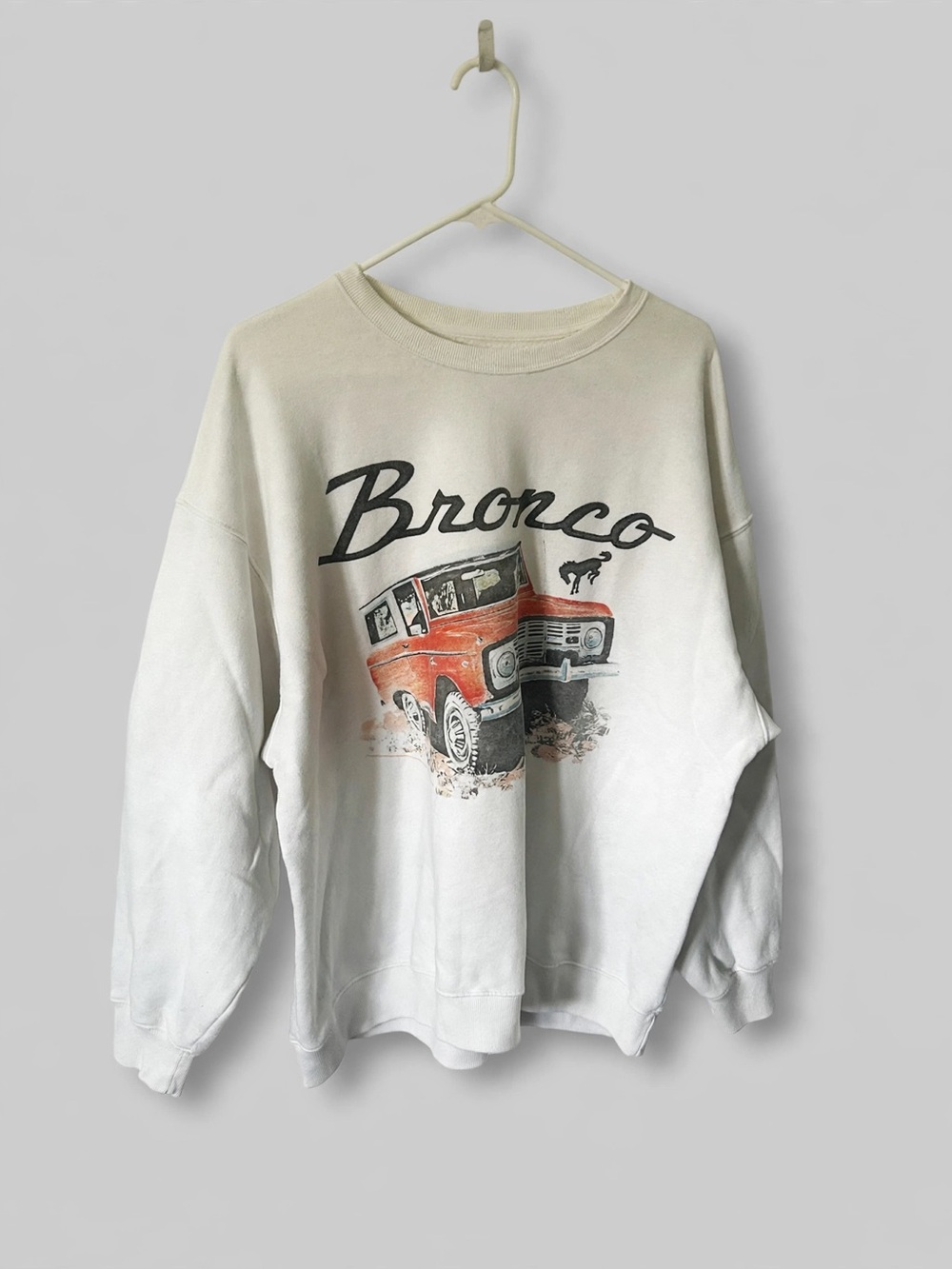 Hollister California Vintage Bronco Graphic Crewneck Sweatshirt - Size L -